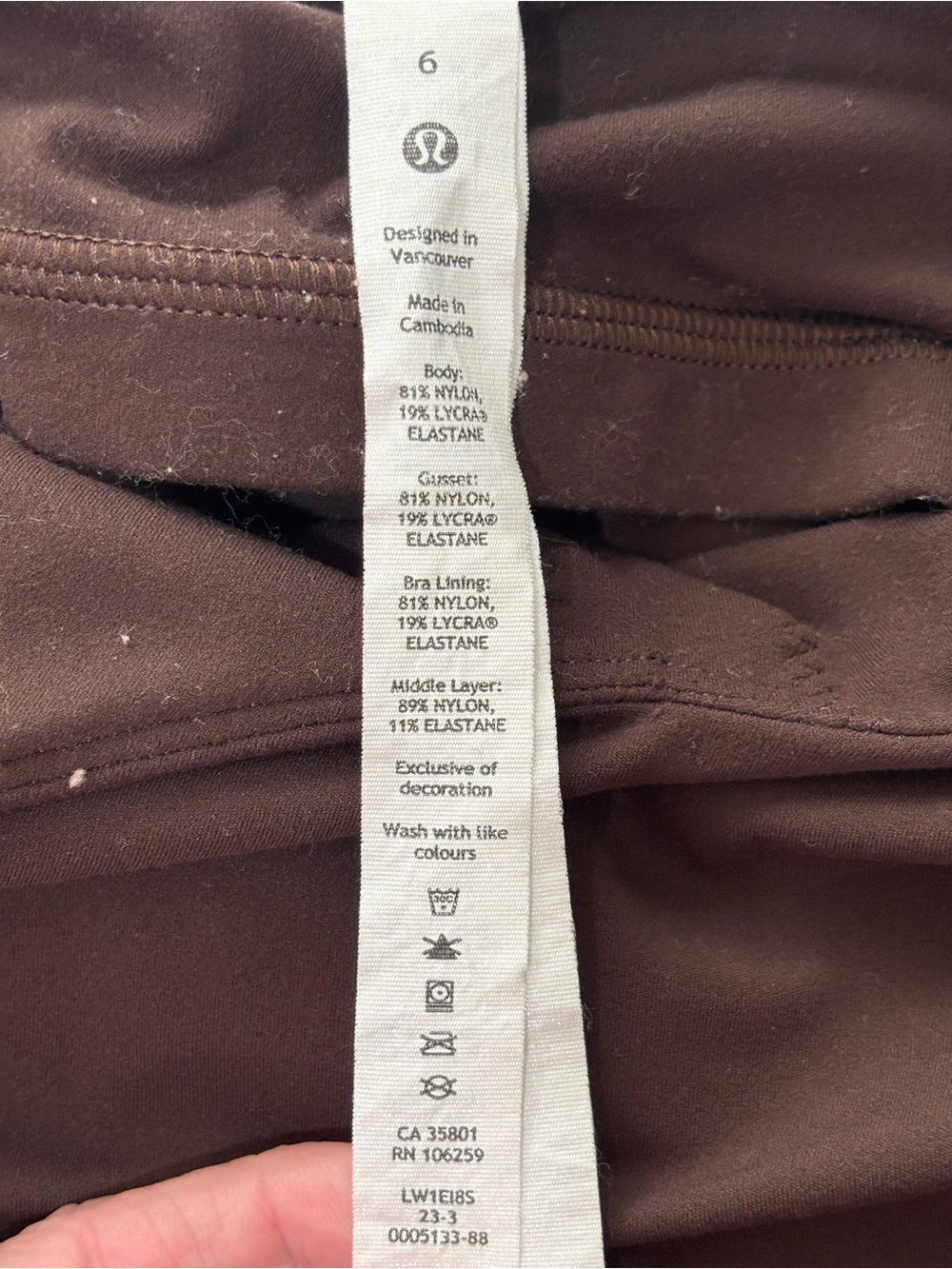 Lululemon Women’s Brown athletic jumper - Picture 3 of 4